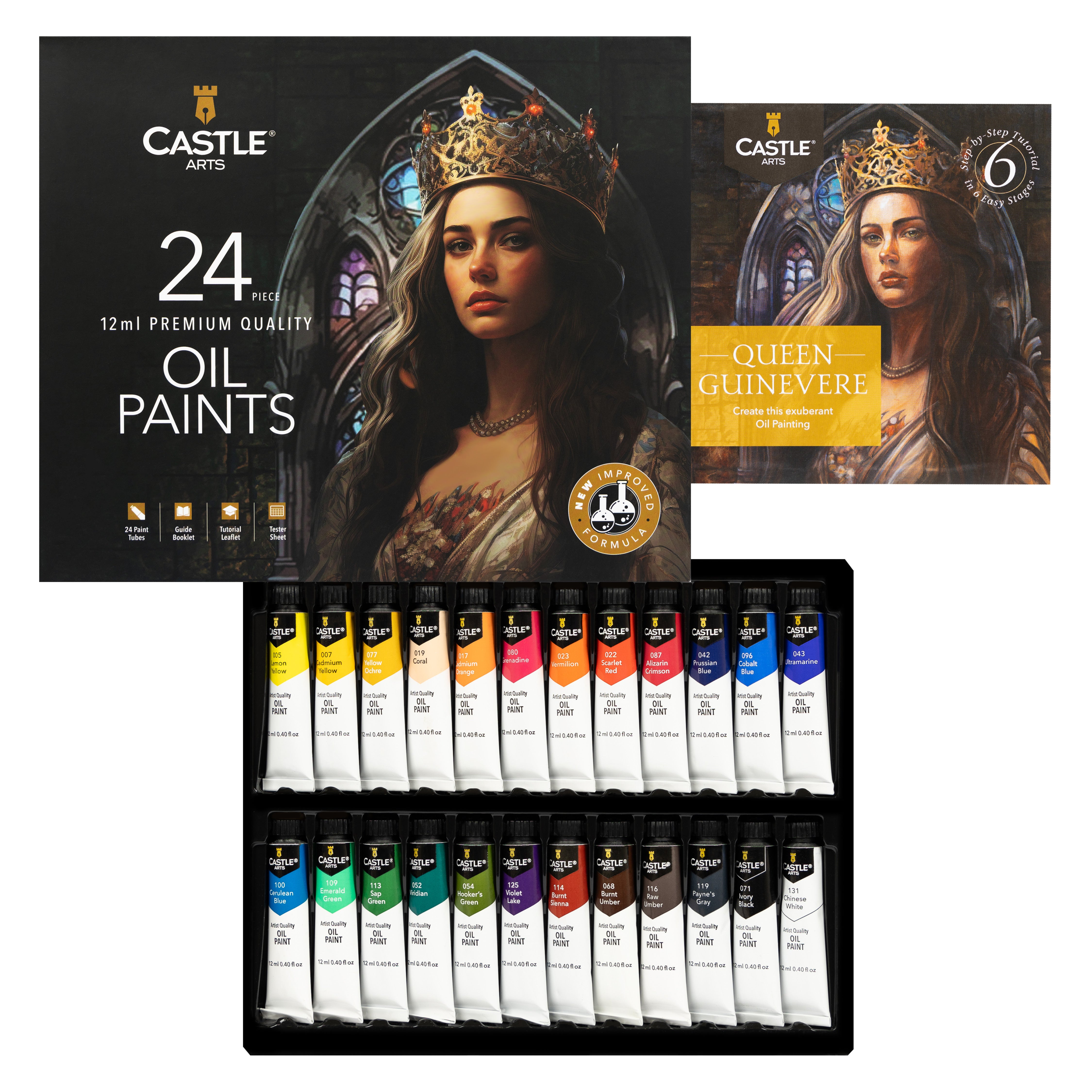 24 Pezzi Set Di Colori Ad Olio