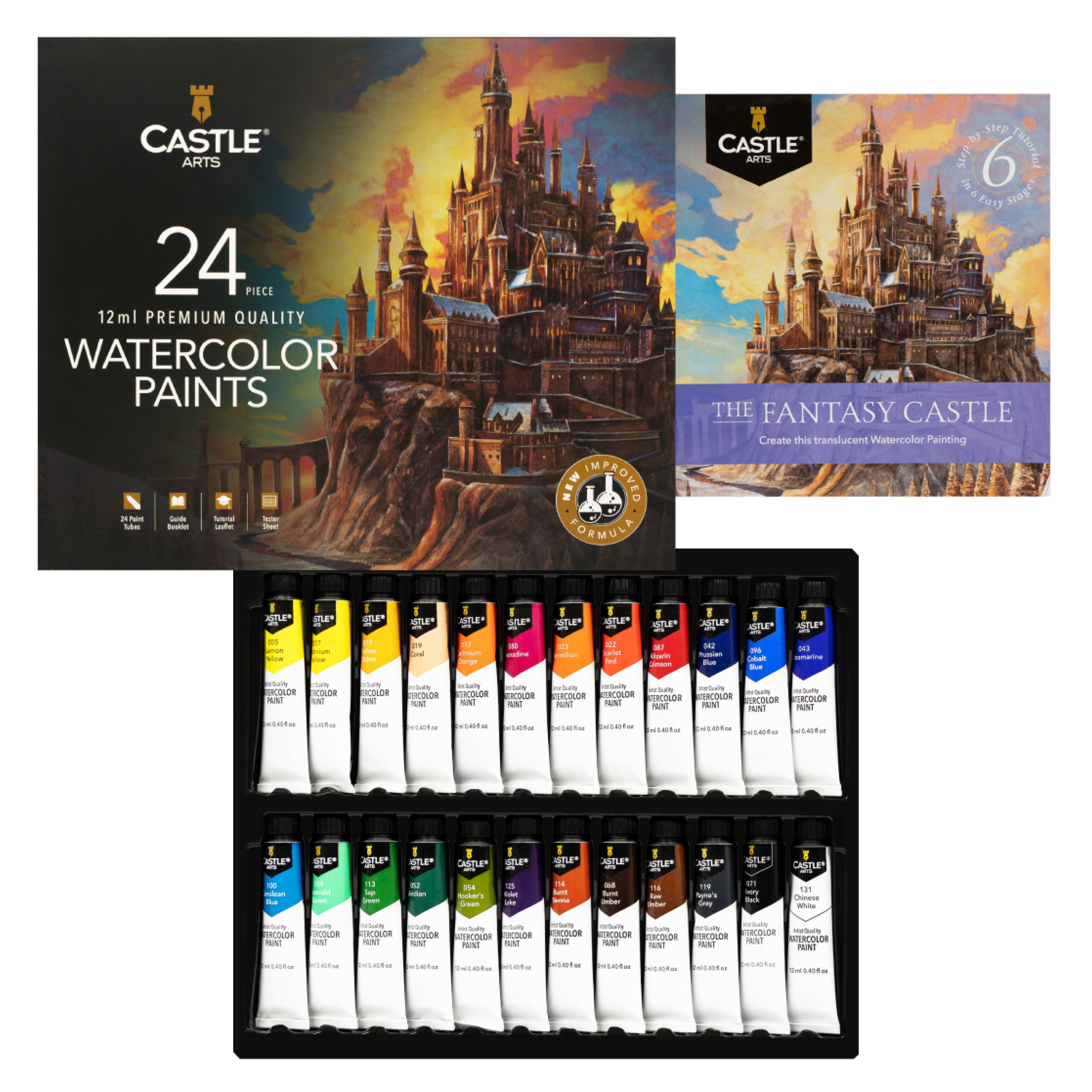 24 Pezzi Set Di Pittura Ad Acquerello