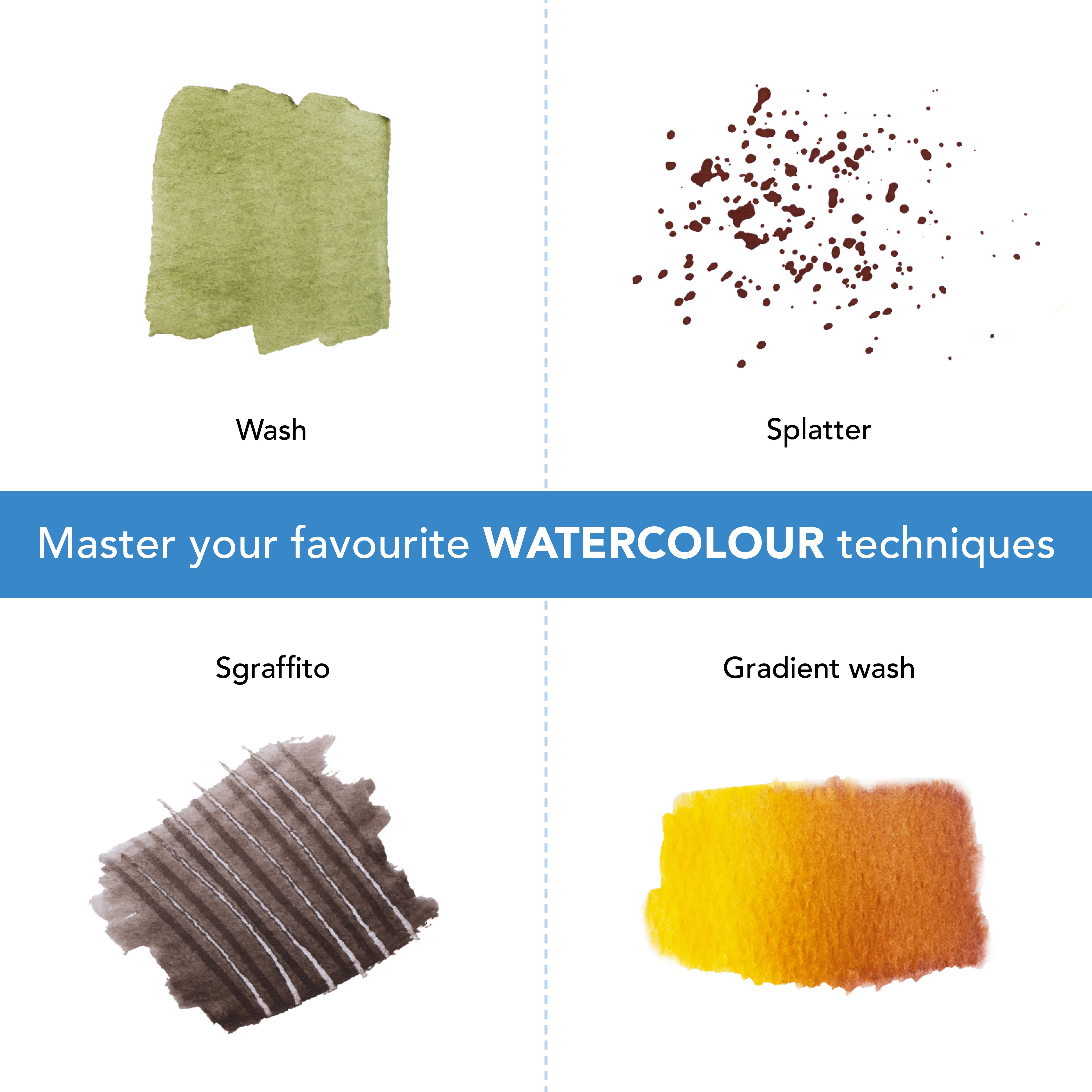 24 Pezzi Set Di Pittura Ad Acquerello