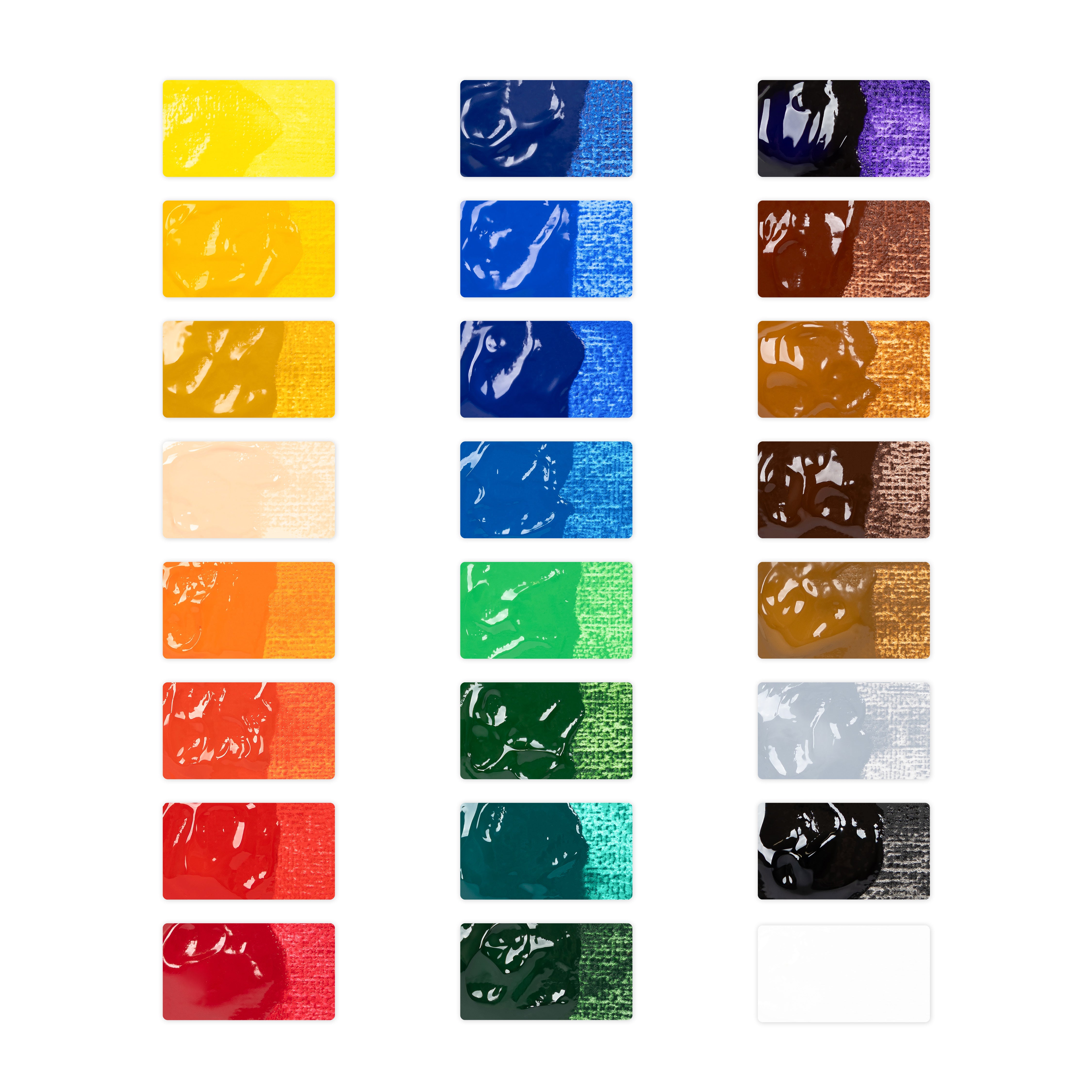 24 Teiliges Acrylfarben Set