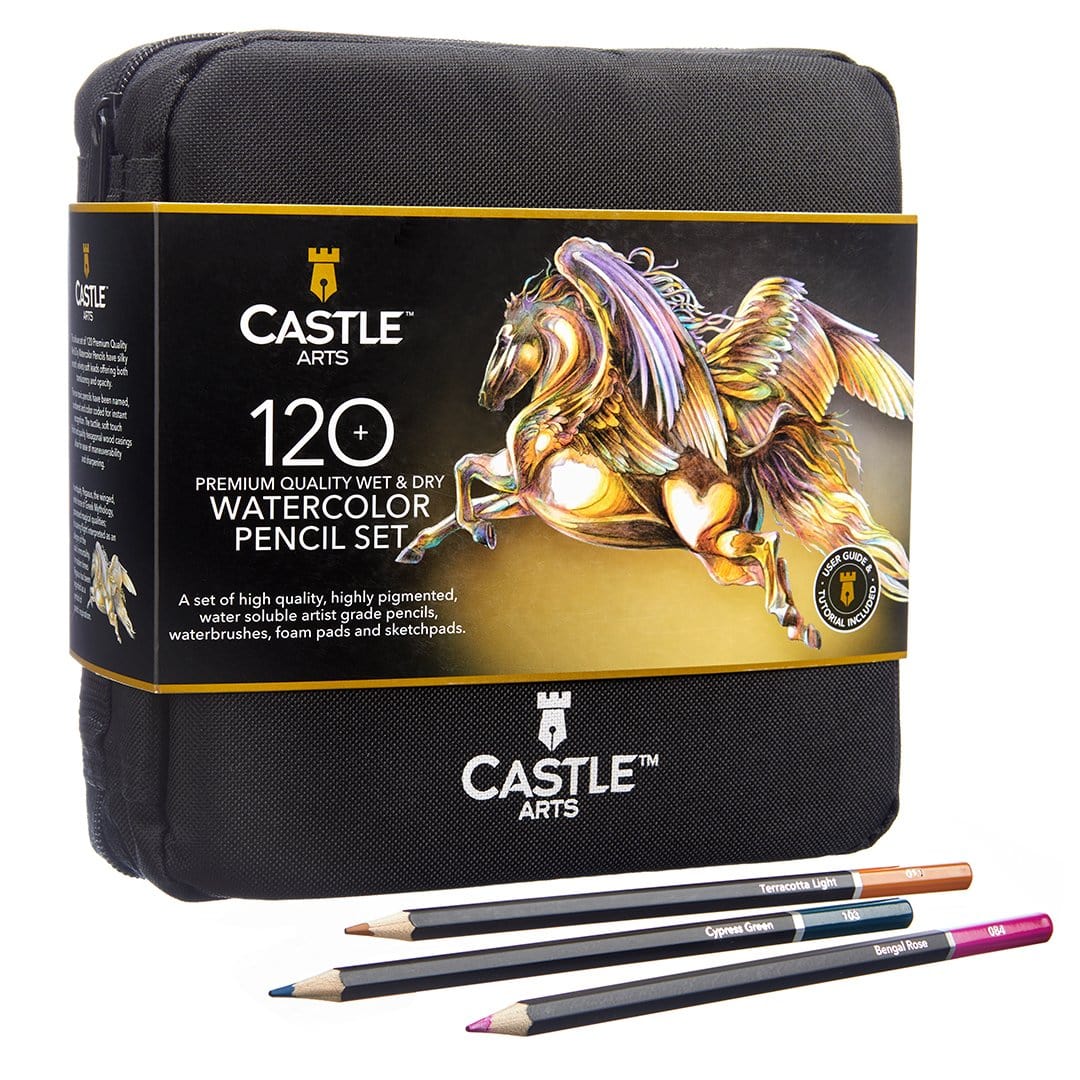 462 Piece Expert Drawing and Colouring Zip Case Bundle