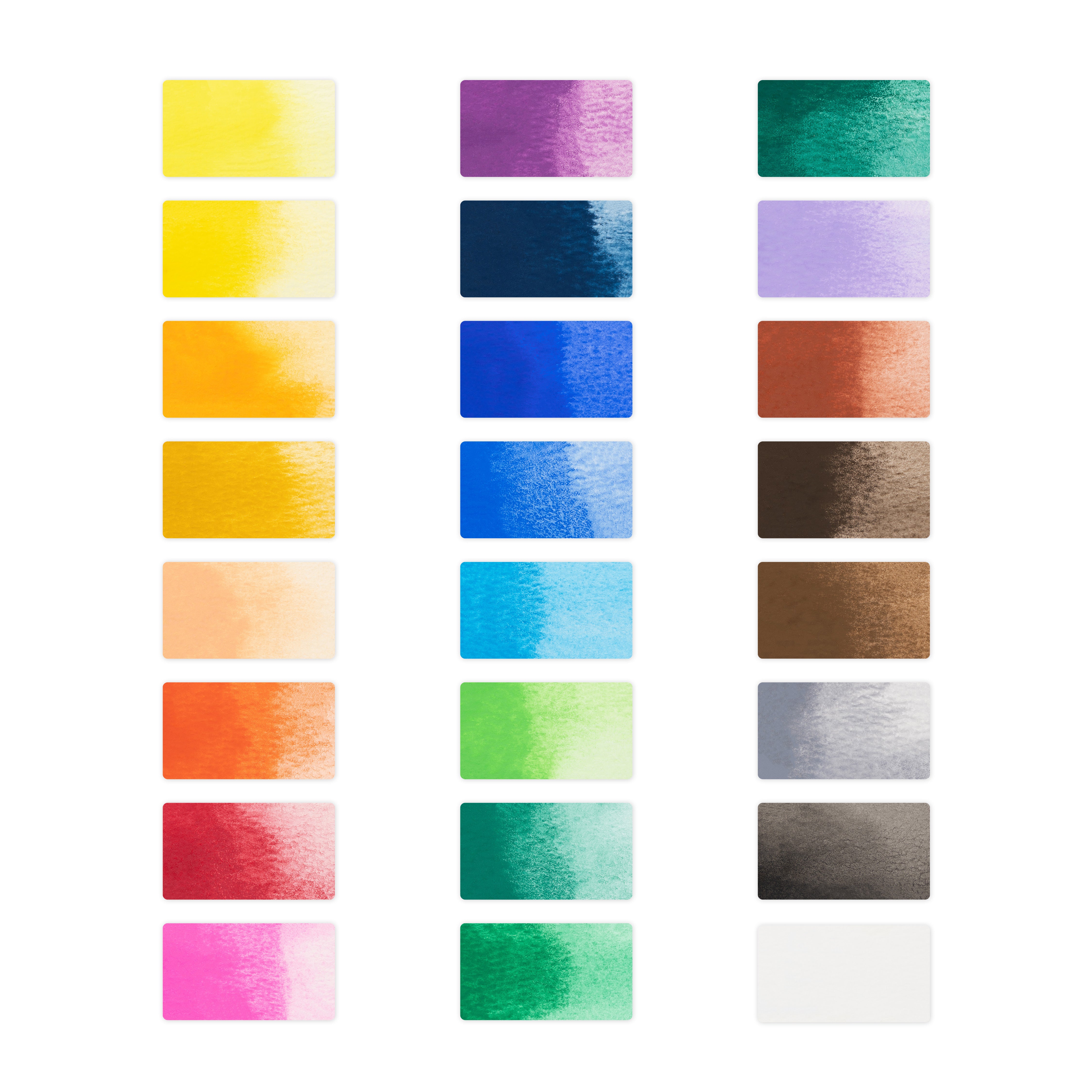 24 Teiliges Gouache-Farbset