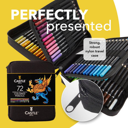 430 Piece Harmonious Premium Drawing and Colouring Pencil Zip Bundle