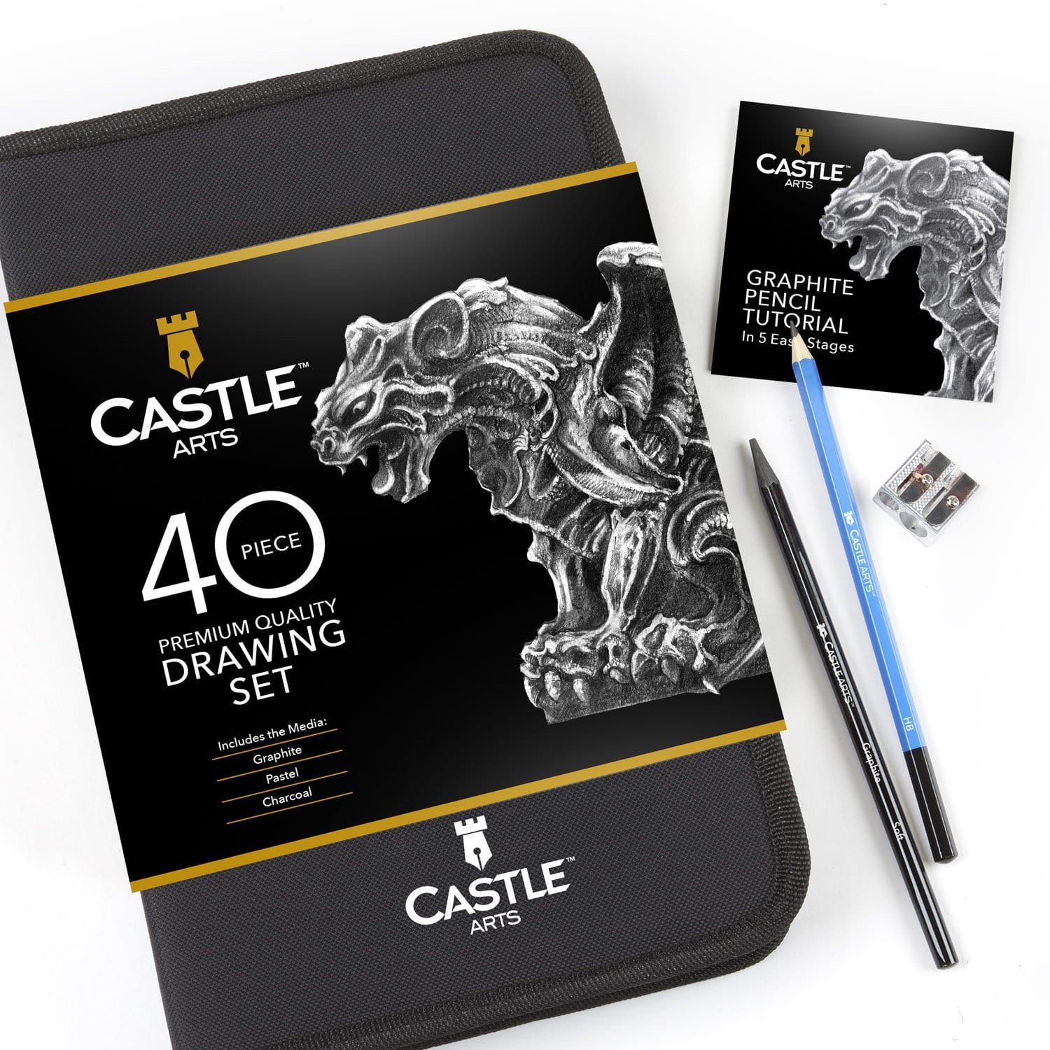 284 Piece Ultimate Artist Starter Bundle & 2 Sketchbooks