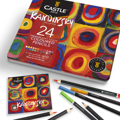 24 Teiliges Kandinsky Buntstift Set In Display Dose