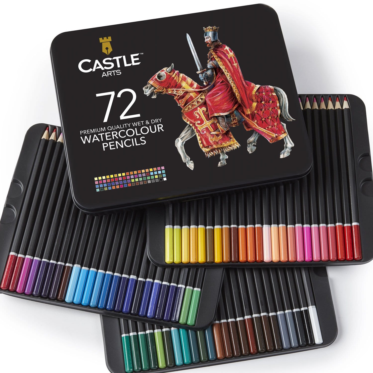 278 Piece Premium Drawing and Colouring Pencil Tin Bundle